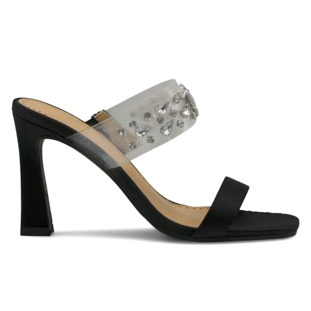 Heel Sandals | ADRIENNE VITTADINI Gothic Open Toe Rhinestones BNIB | Many Sizes